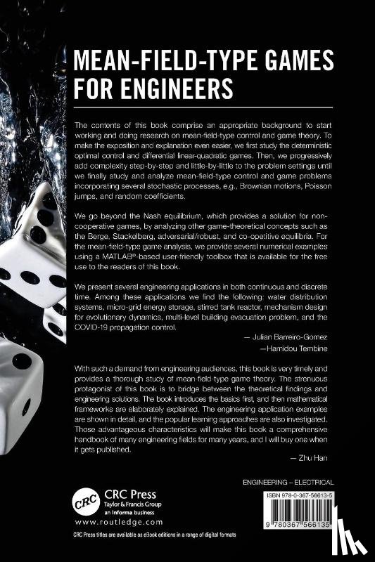 Barreiro-Gomez, Julian (New York University, Tembine, Hamidou (New York University - Mean-Field-Type Games for Engineers