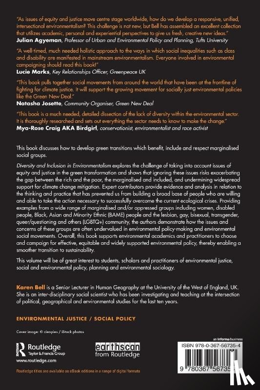  - Diversity and Inclusion in Environmentalism