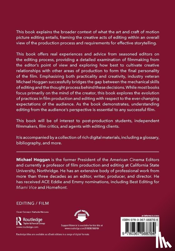 Hoggan, Michael - The Art and Craft of Motion Picture Editing