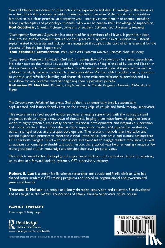 Lee, Robert E. (Florida State University, Nelson, Thorana S. (Utah State University, Zimmerman, Toni - The Contemporary Relational Supervisor 2nd edition