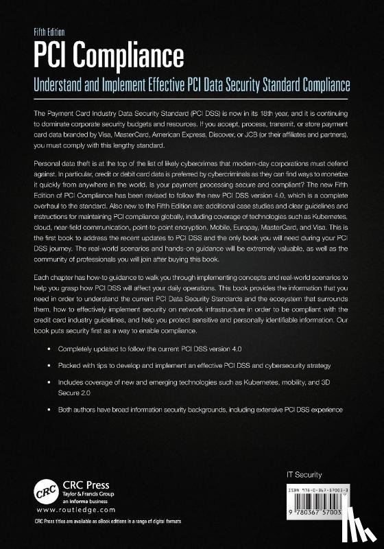 Williams, Branden (CISSP and CISM), Adamson, James - PCI Compliance