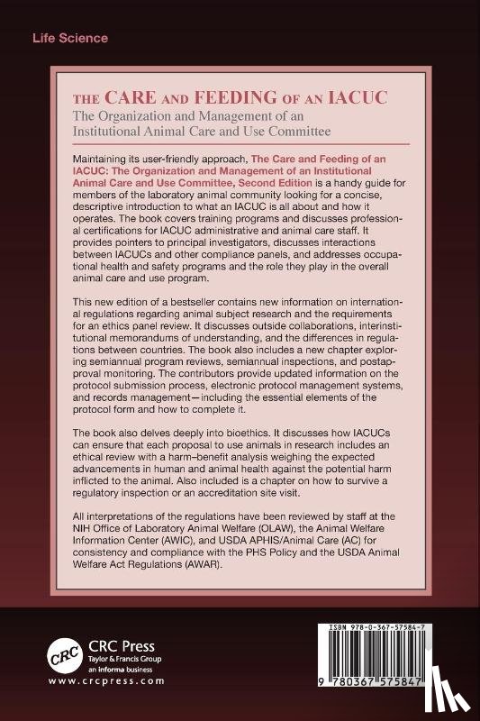  - The Care and Feeding of an IACUC