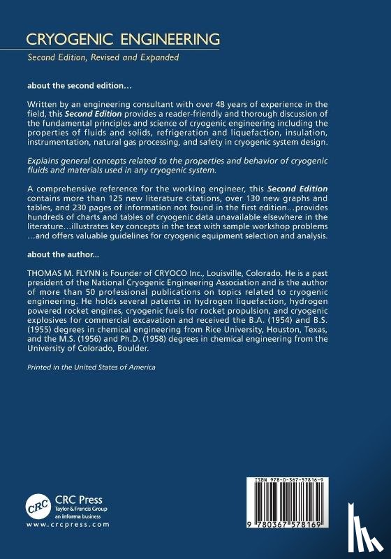 Flynn, Thomas - Cryogenic Engineering, Revised and Expanded