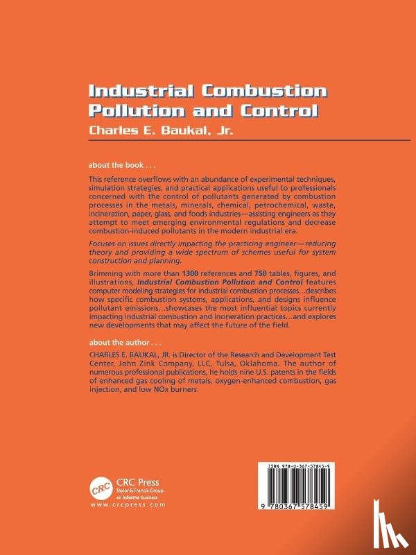 - Industrial Combustion Pollution and Control