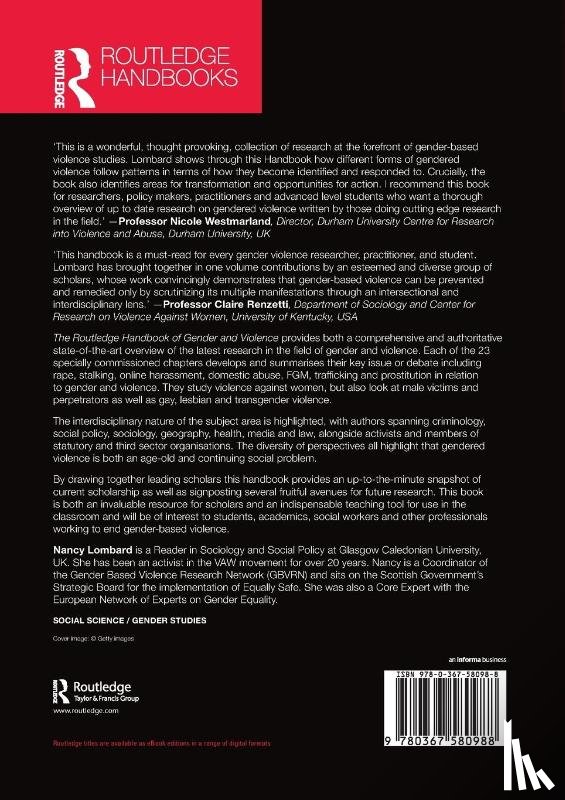  - The Routledge Handbook of Gender and Violence