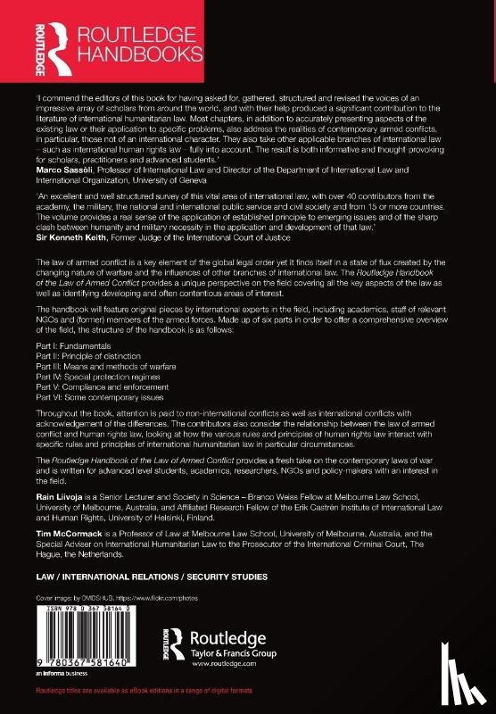 - Routledge Handbook of the Law of Armed Conflict