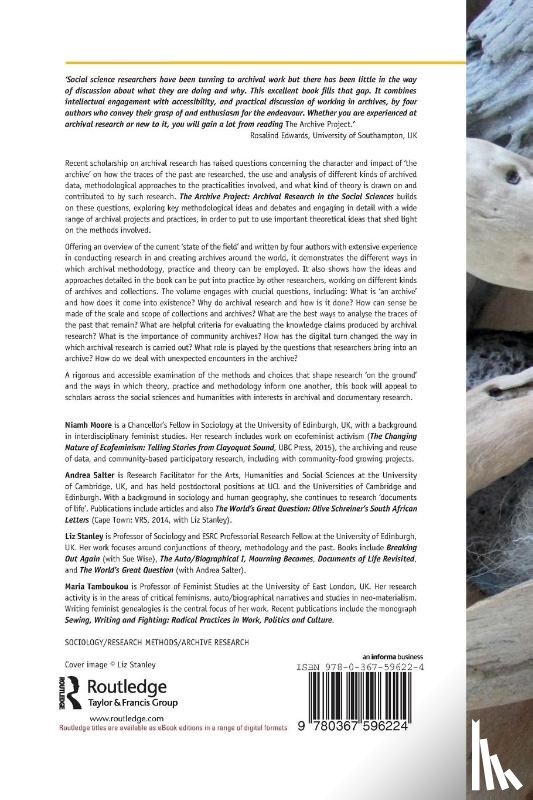 Moore, Niamh, Salter, Andrea, Stanley, Liz, Tamboukou, Maria - The Archive Project