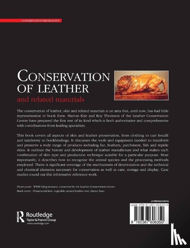  - Conservation of Leather and Related Materials