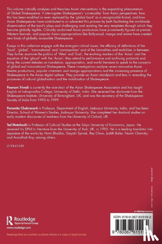  - Asian Interventions in Global Shakespeare