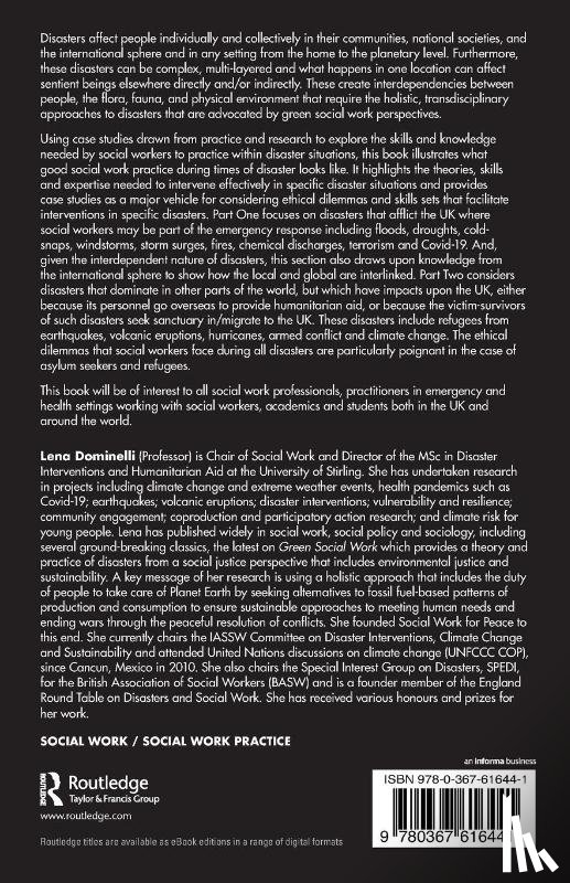 Dominelli, Lena (Durham University - Social Work Practice During Times of Disaster