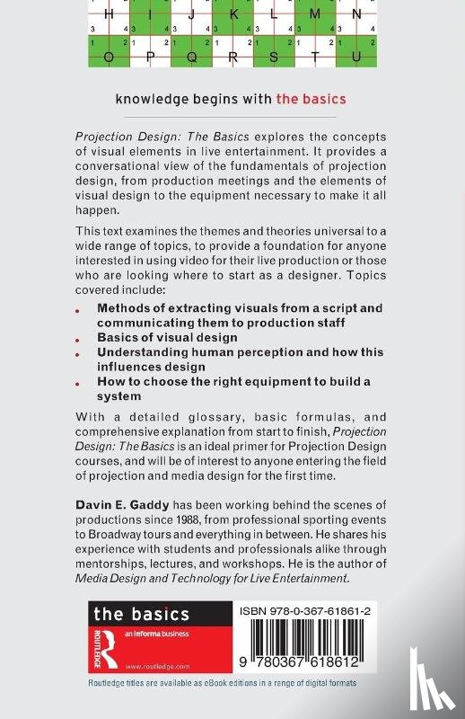 Gaddy, Davin E. - Projection Design