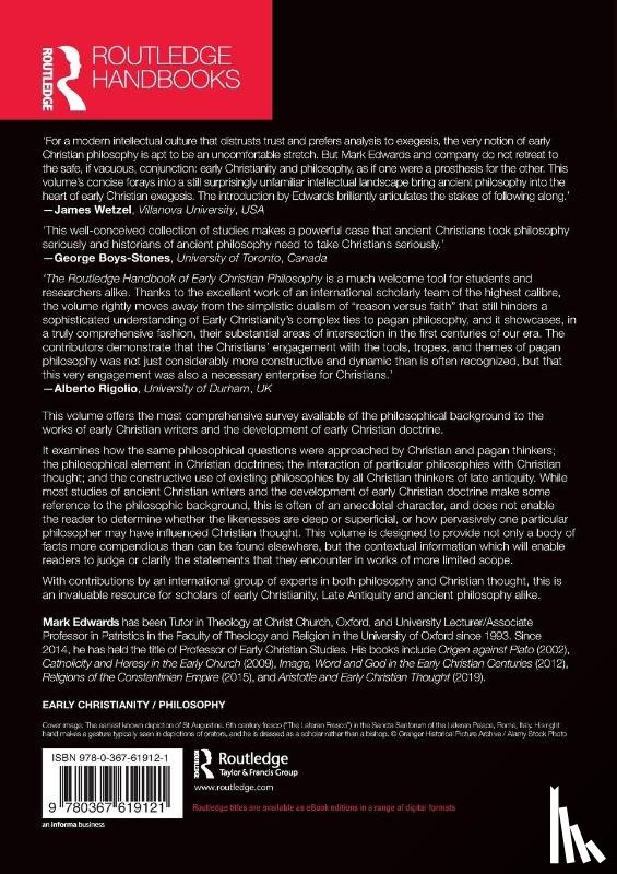  - The Routledge Handbook of Early Christian Philosophy