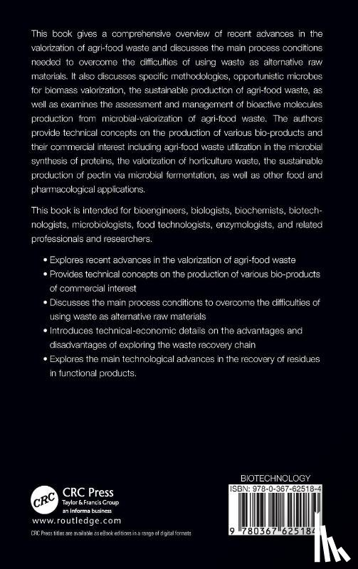  - Microbial Bioprocessing of Agri-food Wastes
