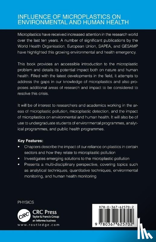  - Influence of Microplastics on Environmental and Human Health