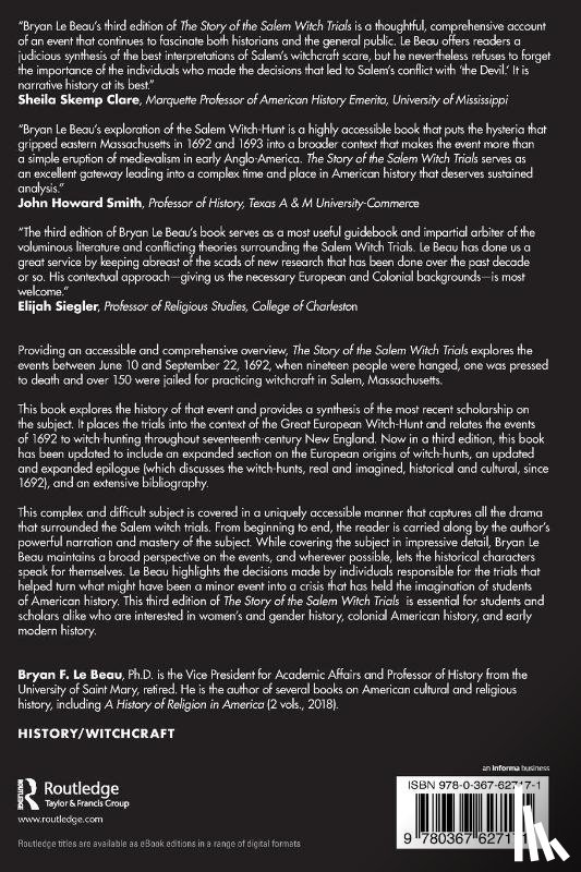 Le Beau, Bryan (University of Saint Mary - The Story of the Salem Witch Trials
