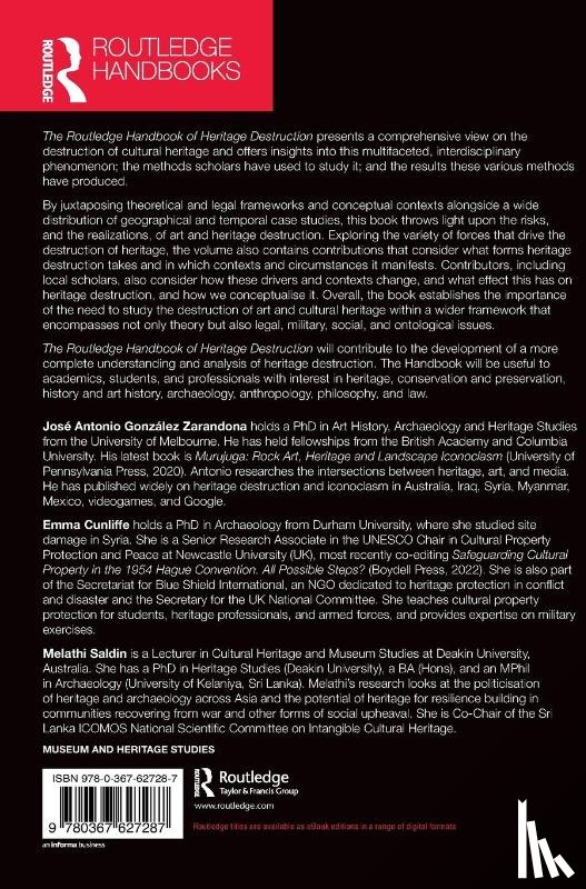  - The Routledge Handbook of Heritage Destruction