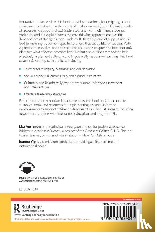 Auslander, Lisa, Yip, Joanna - School-wide Systems for Multilingual Learner Success