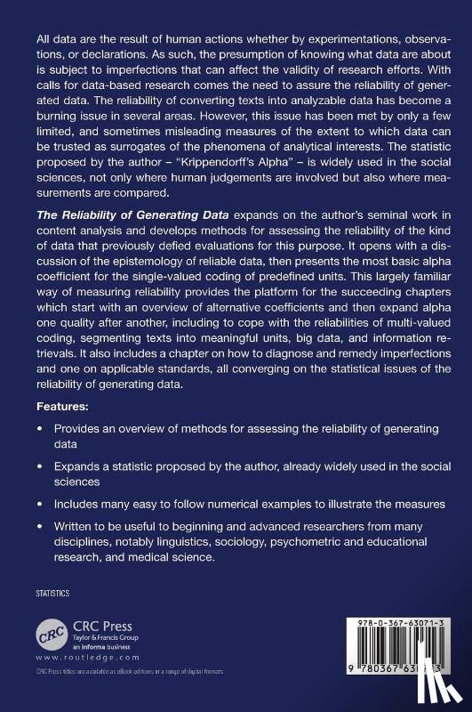 Krippendorff, Klaus - The Reliability of Generating Data