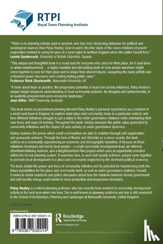 Healey, Patsy (Newcastle University - Caring for Place