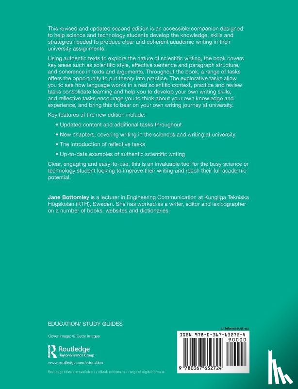 Bottomley, Jane (University of Manchester) - Academic Writing for International Students of Science