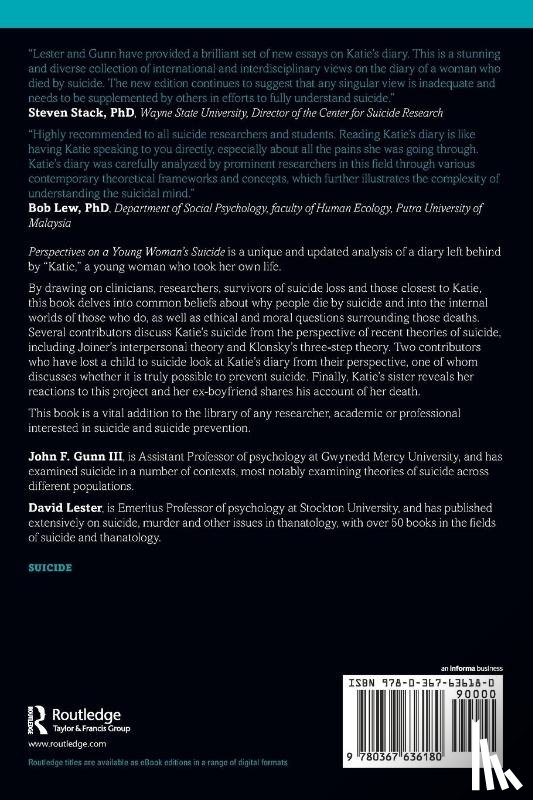  - Perspectives on a Young Woman's Suicide