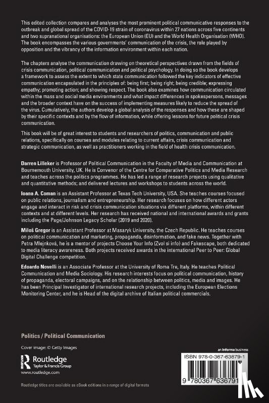  - Political Communication and COVID-19