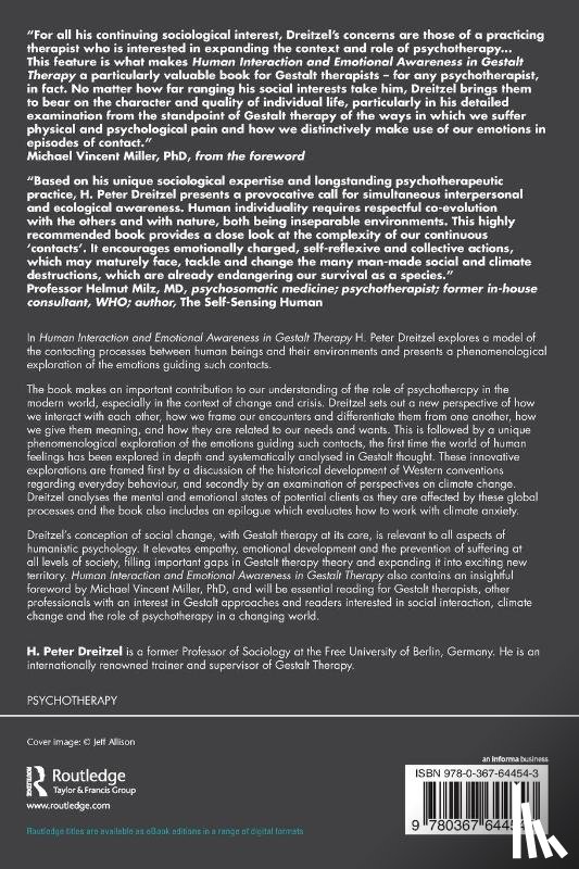 Dreitzel, H. Peter - Human Interaction and Emotional Awareness in Gestalt Therapy