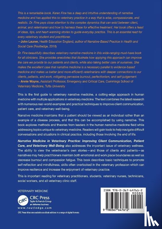 Fine, Karen R. - Narrative Medicine in Veterinary Practice