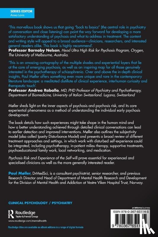 Møller, Paul - Psychosis Risk and Experience of the Self