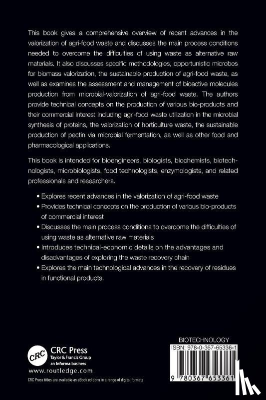  - Microbial Bioprocessing of Agri-food Wastes