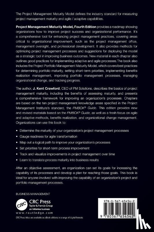 Crawford, J. Kent (Project Management Solutions - Project Management Maturity Model