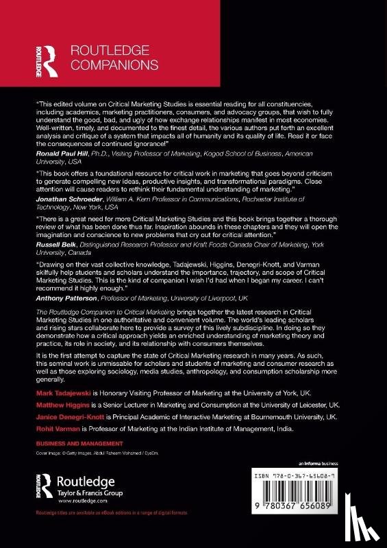  - The Routledge Companion to Critical Marketing