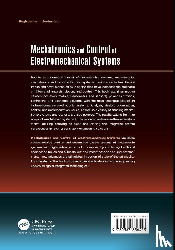 Lyshevski, Sergey Edward (Rochester Institute of Technology - Mechatronics and Control of Electromechanical Systems
