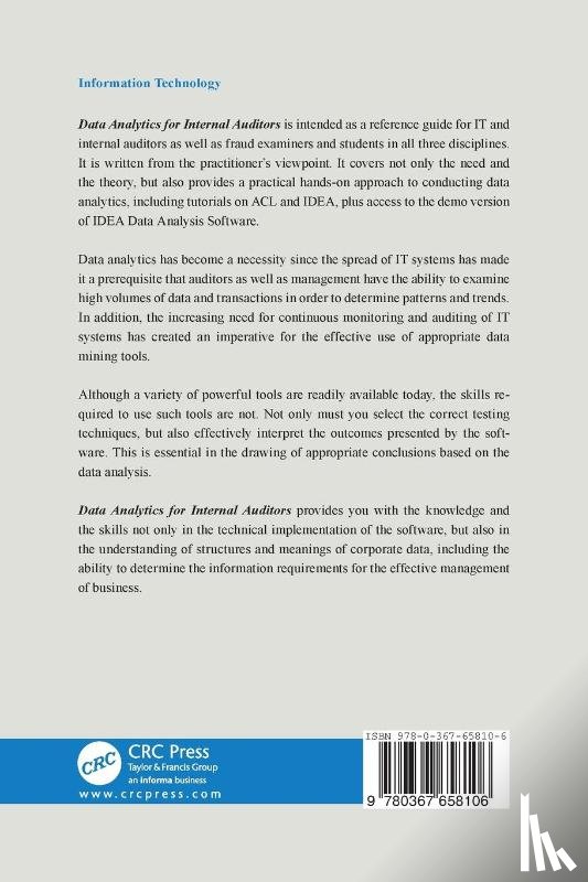 Cascarino, Richard E. - Data Analytics for Internal Auditors
