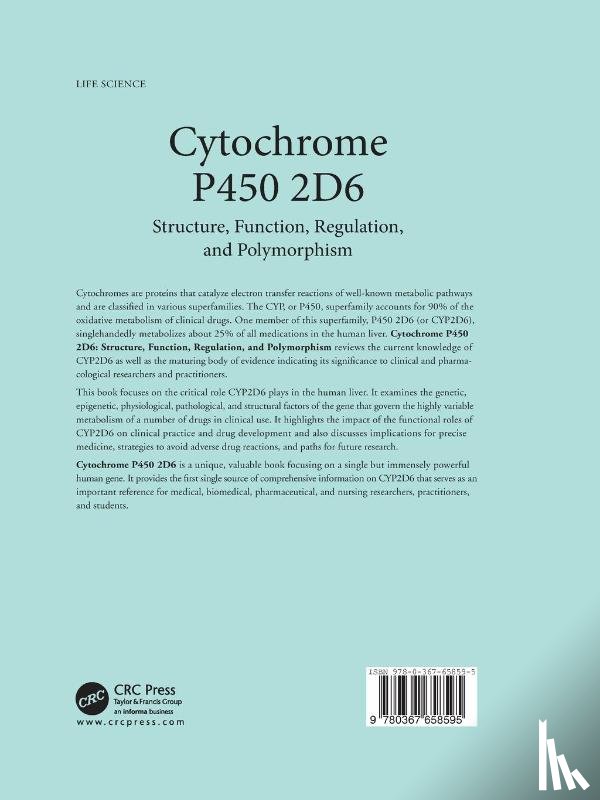 Zhou, Shufeng - Cytochrome P450 2D6