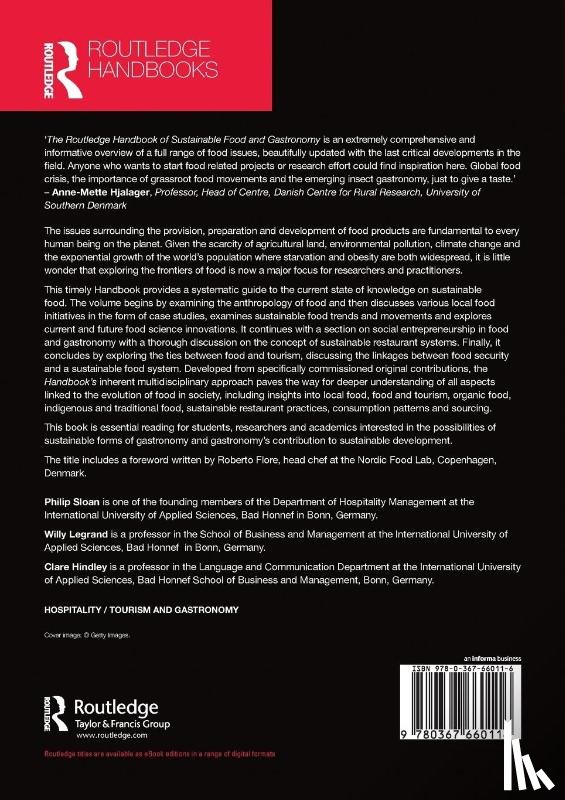  - The Routledge Handbook of Sustainable Food and Gastronomy
