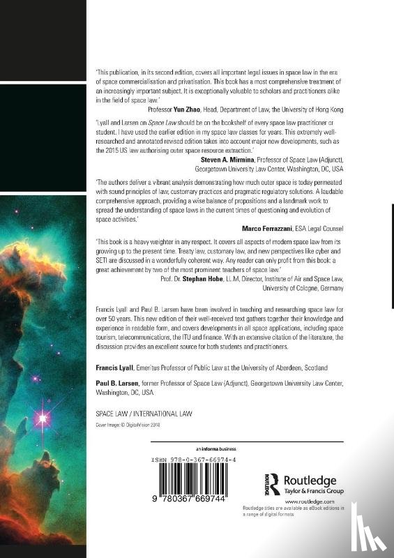 Lyall, Francis, Larsen, Paul B. - Space Law