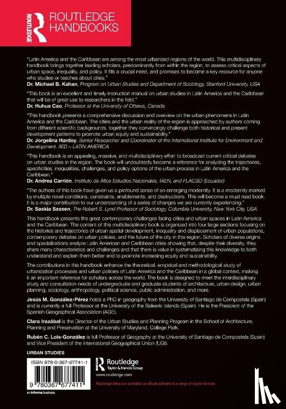  - The Routledge Handbook of Urban Studies in Latin America and the Caribbean