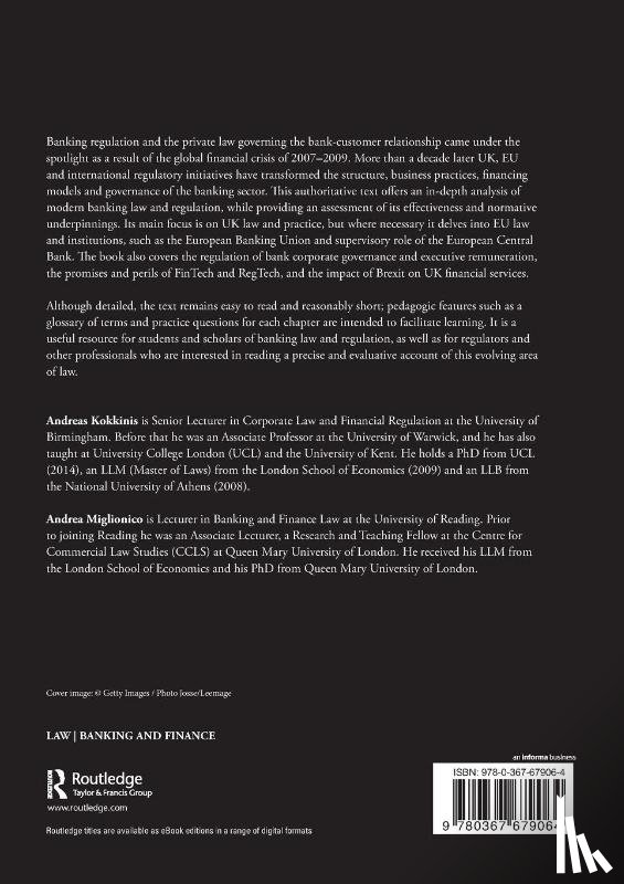 Kokkinis, Andreas (University of Warwick, Miglionico, Andrea - Banking Law