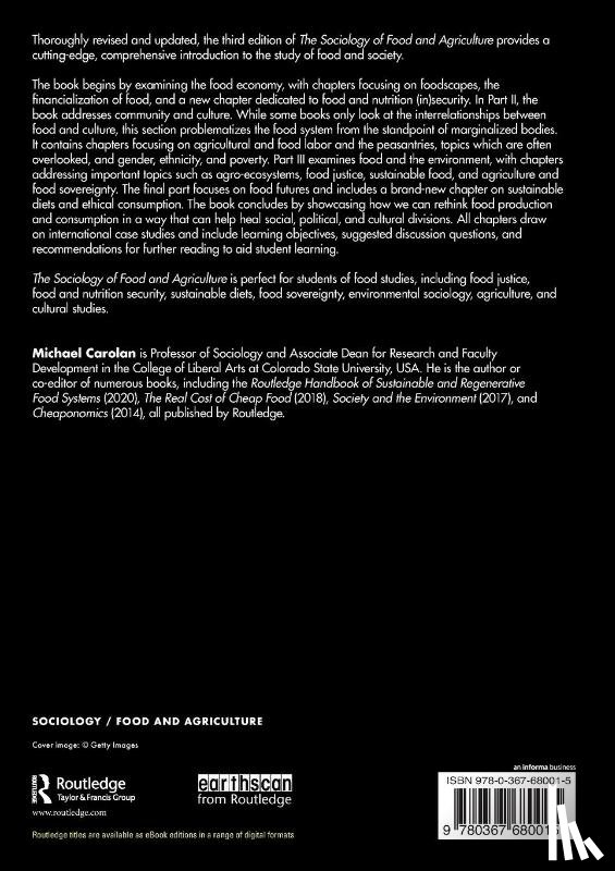 Carolan, Michael (Colorado State University - The Sociology of Food and Agriculture