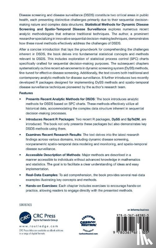Qiu, Peihua - Statistical Methods for Dynamic Disease Screening and Spatio-Temporal Disease Surveillance