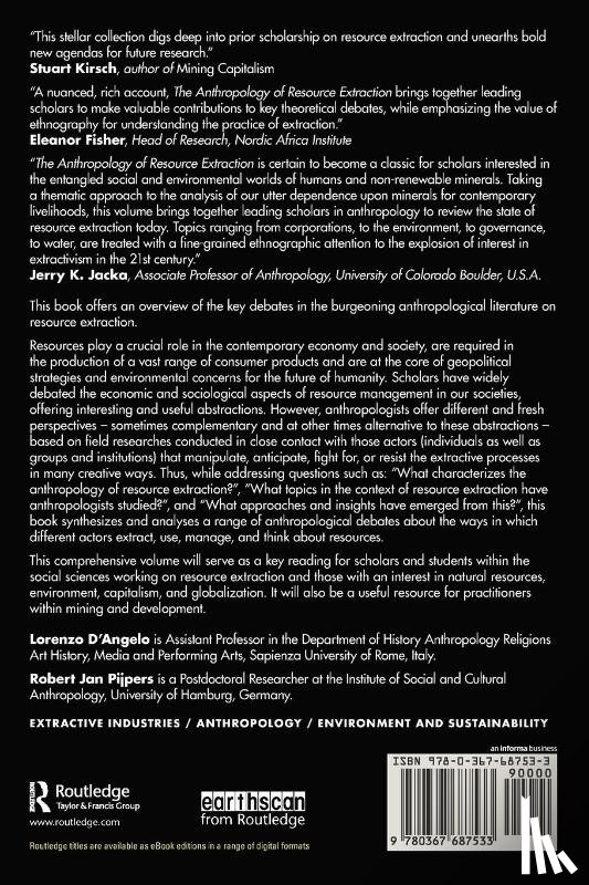  - The Anthropology of Resource Extraction