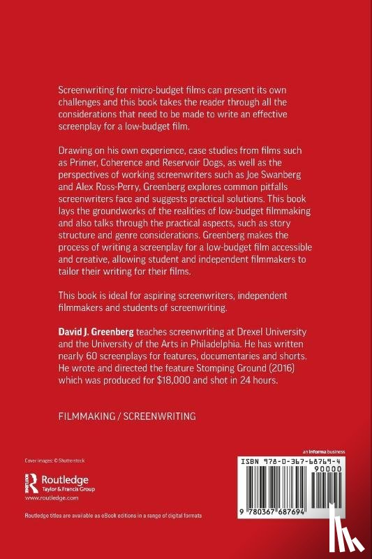 Greenberg, David - Screenwriting for Micro-Budget Films