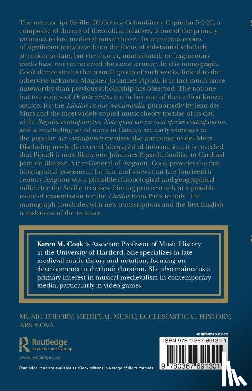 Cook, Karen M. - Music Theory in Late Medieval Avignon