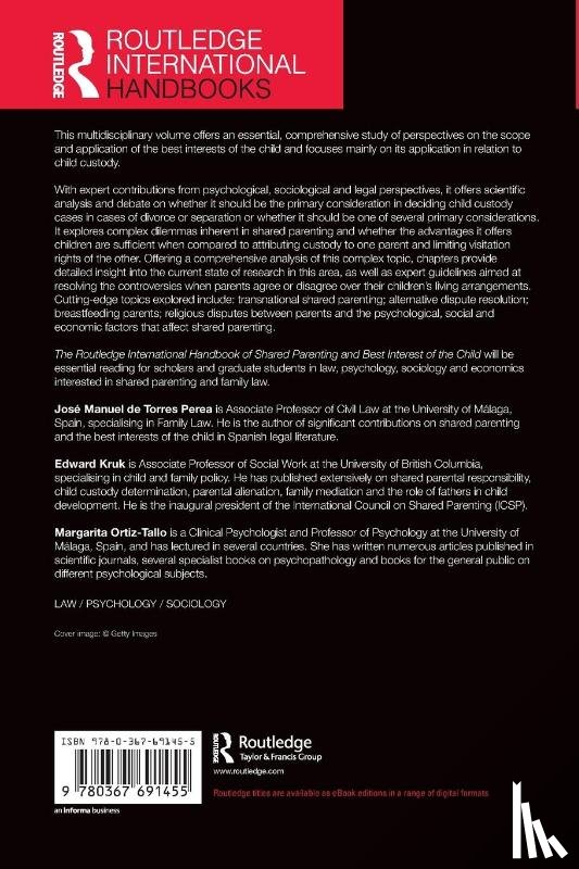  - The Routledge International Handbook of Shared Parenting and Best Interest of the Child