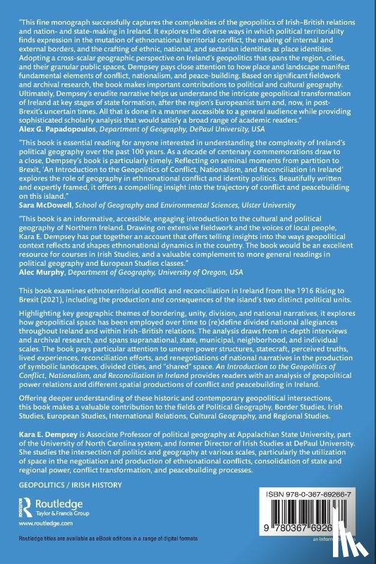 Dempsey, Kara E. - An Introduction to the Geopolitics of Conflict, Nationalism, and Reconciliation in Ireland