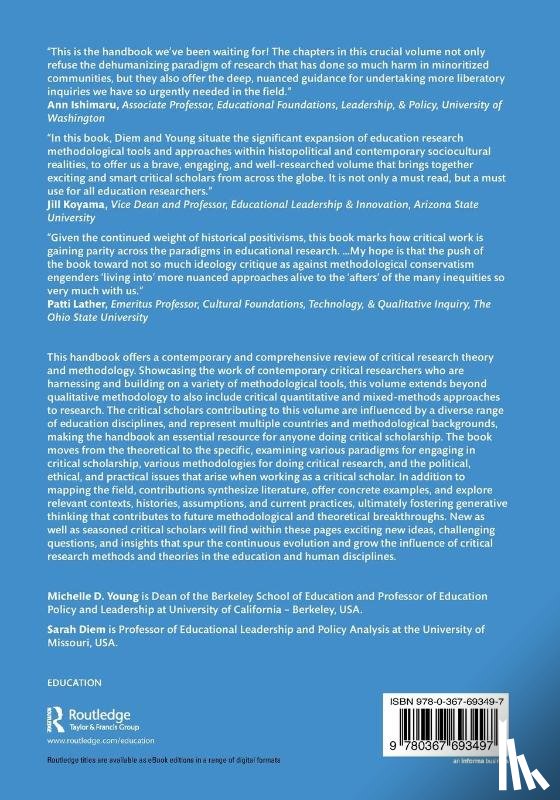  - Handbook of Critical Education Research