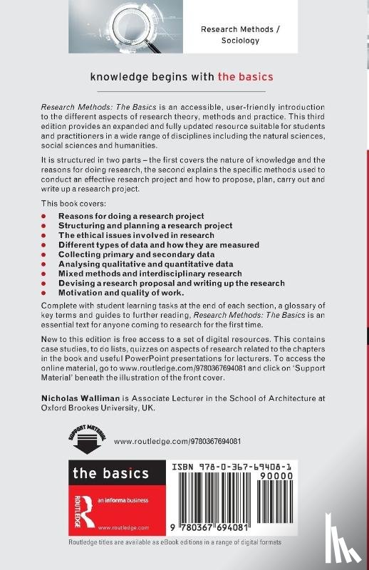 Walliman, Nicholas (Oxford Brookes University - Research Methods