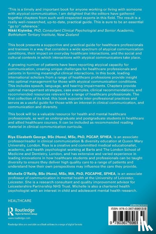  - A Guide to Managing Atypical Communication in Healthcare