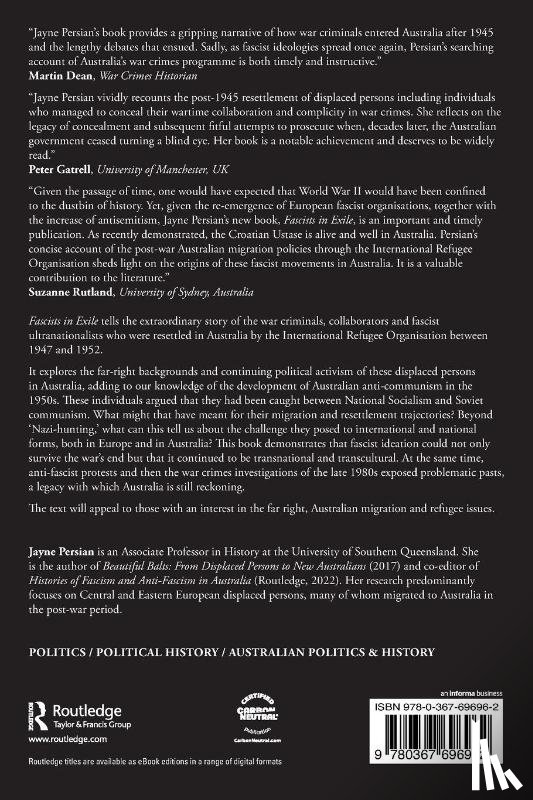 Persian, Jayne (University of Southern Queensland - Fascists in Exile